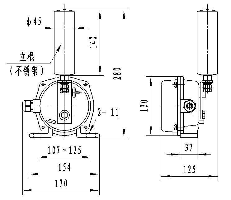 防爆跑偏開(kāi)關(guān)GUB-K-II_防爆跑偏開(kāi)關(guān)煤礦用跑偏開(kāi)關(guān)